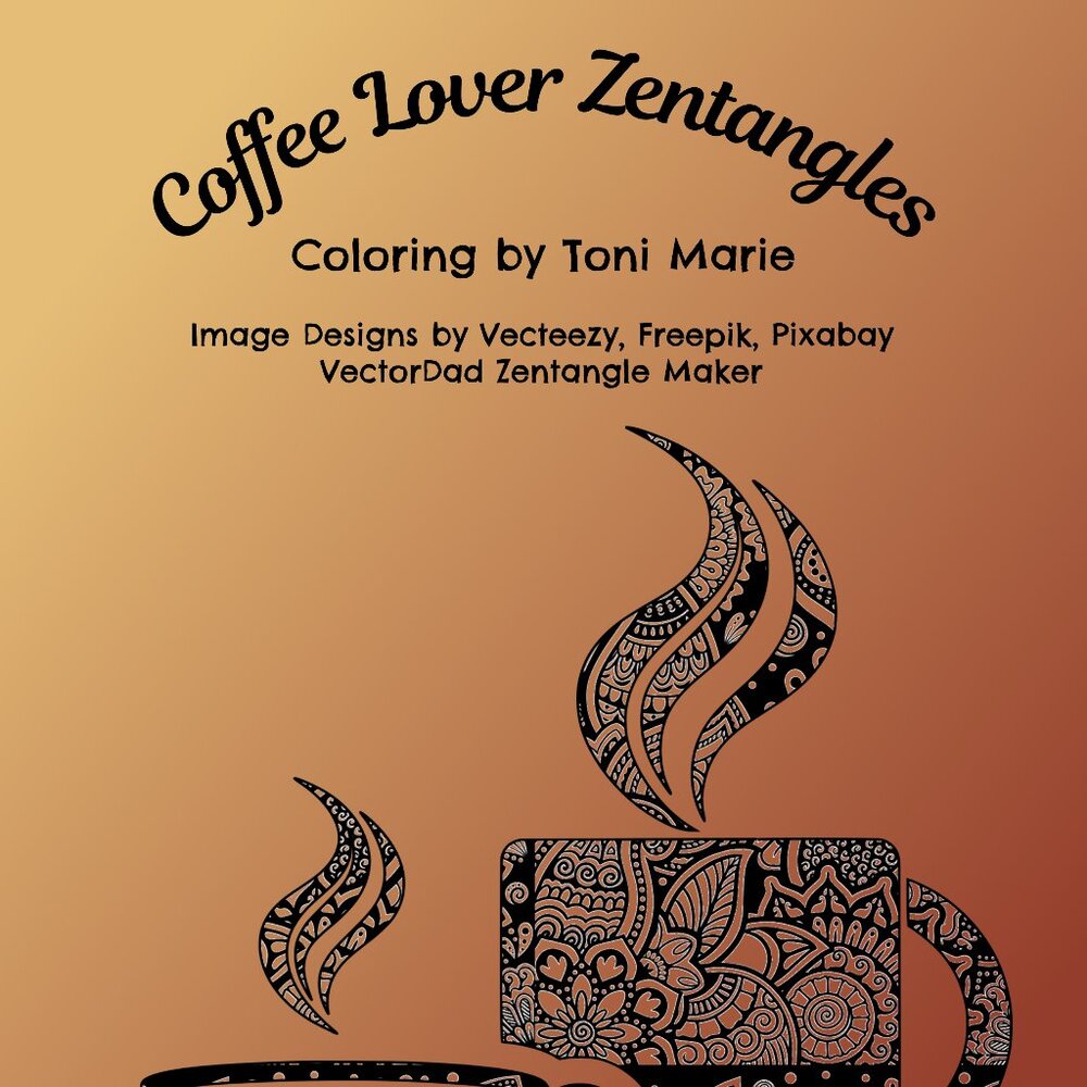 Coffee Lover Zentangles for Coloring (25 Images)